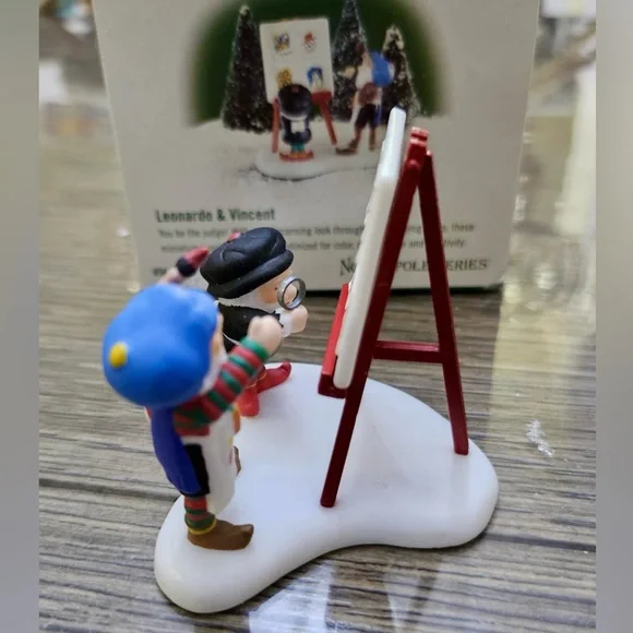SOLD - Department 56 Leonardo & Vincent - Picture 3 of 8